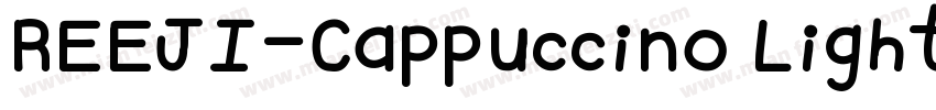 REEJI-Cappuccino LightCB10字体转换